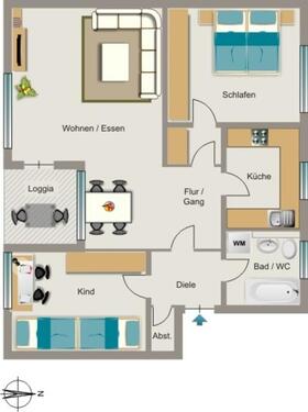 Foto - 3.5 Zimmer Etagenwohnung zur Miete in Recklinghausen