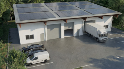 Foto - Gewerbehalle Produktion, (Kfz)Werkstatt, Lager, E-Commerce + Büro