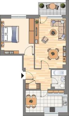 Foto - 2 Zimmer Erdgeschoßwohnung zur Miete in Dortmund