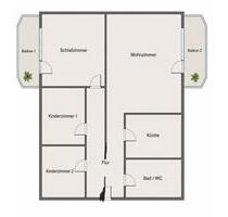 4-Zimmer-Wohnung in Moabit mit 2 Balkonen & Stellplatz - Berlin Mitte