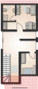 Foto - 1-Zimmerephnung mit Zusatzzimmer