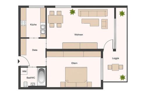 Foto - 2 Zimmer Wohnung in Deggendorf ab 01.07.26 zu vermieten