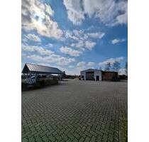 Gewerbehalle mit großer Freifläche in Top-Lage zu vermieten - Wurzen