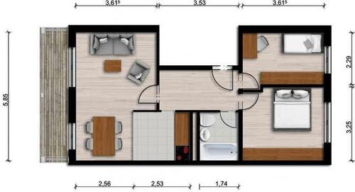Foto - 3 Zimmer Etagenwohnung zur Miete in Hoyerswerda