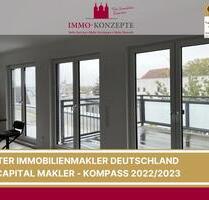 Exklusives Neubau-Maisonette-Penthouse mit Schlossblick, Dachterrasse, Garage in 1A-Lage - Schwerin