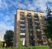 Hochhaus Endetage -modernisierte Studiowohnung mit Balkon - Endetage mit Fahrstuhl - Hamburg Wandsbek