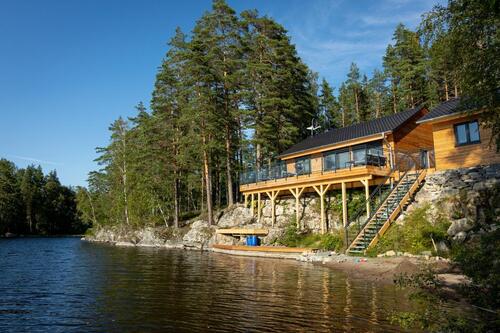 Foto - Exklusives Ferienhaus direkt am See in Schweden 'Lilla älg'