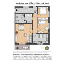 3-Zimmer-Wohnung mit Balkon und EBK (Zweitbezug) - Berkenthin