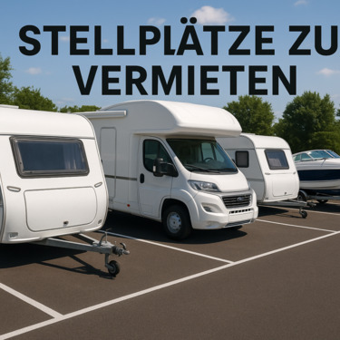 Foto - Stellplatz für Wohnmobil Wohnwagen Boot