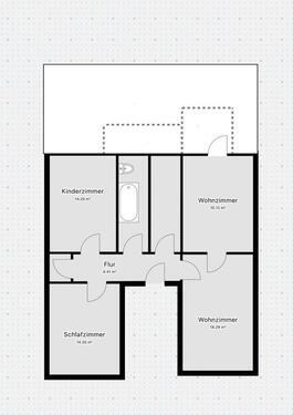 Foto - 4 Zimmer Wohnung Im Gerichtsviertel mit Privater Terrasse