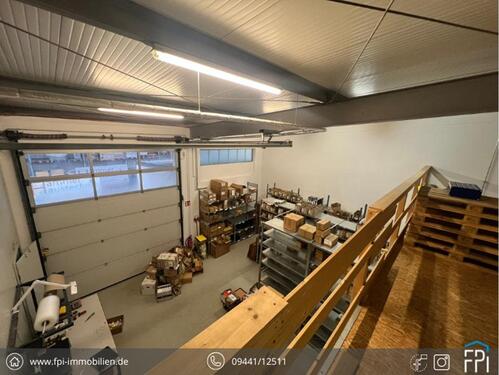 Foto - Vielseitige Gewerbe- u. Lagerhalle mit Bühne, Büro und Produktionsflächen – Nähe Abensberg A93