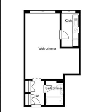Foto - Wohnung zu vermieten Katernberg 44m2 mit Balkon