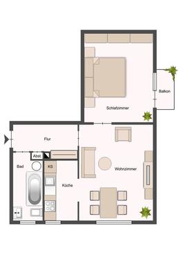 Foto - Etagenwohnung in Gießen zur Miete