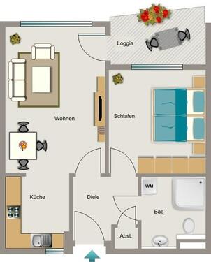 Foto - 2.5 Zimmer Etagenwohnung in Marl