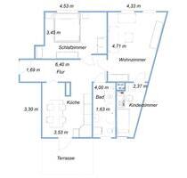 3 Raum Wohnung mit Terrasse M5 - 433,00&nbsp;EUR Kaltmiete, ca.&nbsp; 72,00&nbsp;m&sup2; in Friedland (PLZ: 17098)