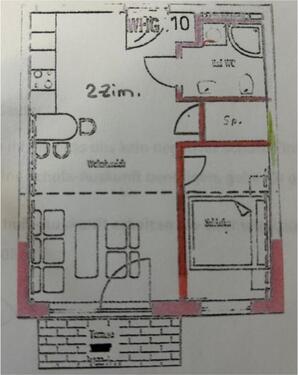 Foto - 2 Zimmer Etagenwohnung zur Miete in Babenhausen