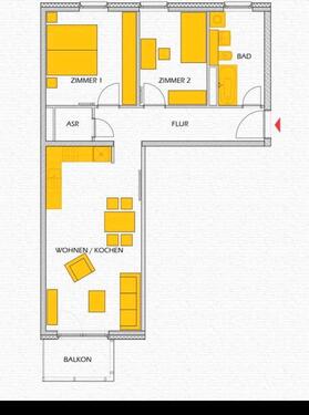 Foto - 3 Zimmer Etagenwohnung zur Miete in Schönefeld