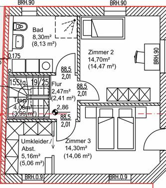Foto - 3 Zimmer Etagenwohnung zur Miete in Oldenburg