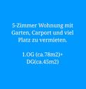 Foto - 5-Zimmer Wohnung mit Garten, Carport und viel Platz