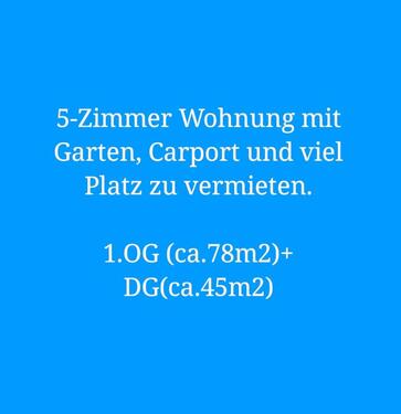 Foto - 5-Zimmer Wohnung mit Garten, Carport und viel Platz