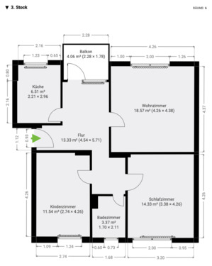 Foto - 3 Zimmer Etagenwohnung zum Kaufen in Hannover