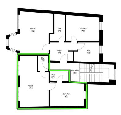 Foto - 2 Zimmer Etagenwohnung zur Miete in Hamm