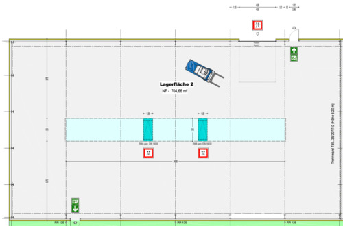 Foto - Erstbezug ab 0426 -Neue Lagerhalle Großgarage Produktionshalle