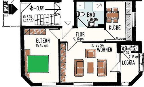 Foto - Renovierte 2-Zimmer Wohnung mit Balkon in Meppen Esterfeld