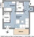 Foto - Schicke 1, 5 Zimmerwohnung mit Balkon