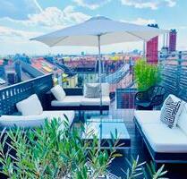 Stylische Dachterrassen Wohnung (befristet) - München Maxvorstadt