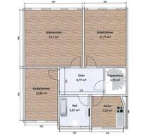 Erstbezug nach Sanierung: attraktive 3-Zimmer-Wohnung in Leisnig
