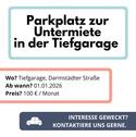 Foto - Tiefgaragenstellplatz in München-Moosach