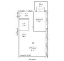 Schöne Obergeschosswohnung mit Balkon und Stellplatz - Schmalkalden
