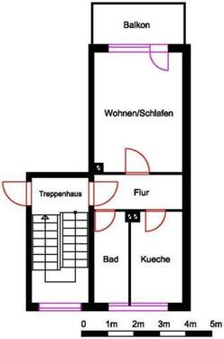 Foto - Etagenwohnung in Bleicherode zur Miete
