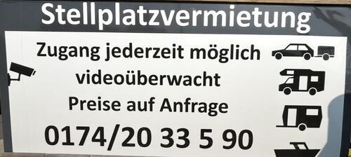 Foto - Stellplatz, Wohnwagen, Wohnmobil, Lagerraum