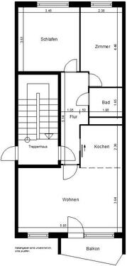 Foto - 3 Zimmer Etagenwohnung zur Miete in Nordhausen