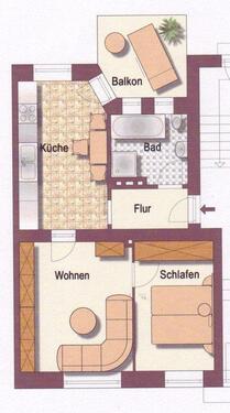 Foto - 2 Zimmer Erdgeschoßwohnung in Zwickau