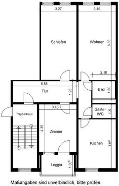 Foto - 3 Zimmer Etagenwohnung in Nordhausen