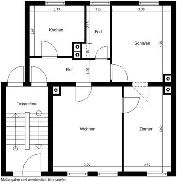 Foto - 3 Zimmer Etagenwohnung in Nordhausen