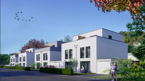 Foto - Energieeffiziente Neubau-Doppelhaushälften (EH 40 QNG) in Istein – Erstbezug