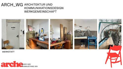 Foto - Arbeitsplatz in arche, studentisches Atelier