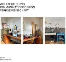 Arbeitsplatz in arche, studentisches Atelier - Würzburg Steinbachtal