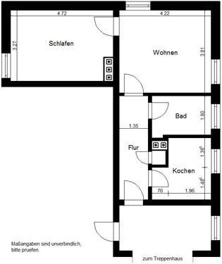 Foto - 2 Zimmer Etagenwohnung in Nordhausen