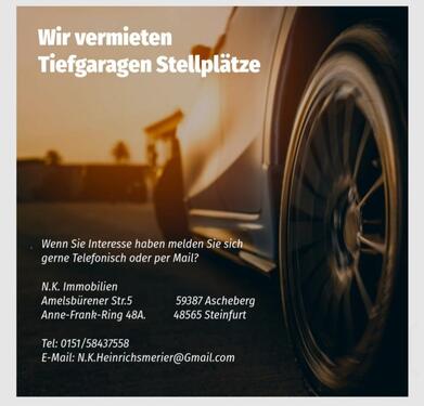 Foto - Tiefgaragenstellplatz - 50,00&nbsp;EUR Miete,