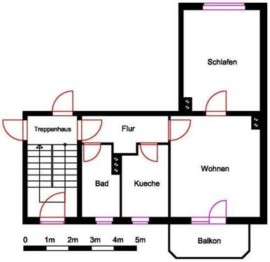 Foto - Etagenwohnung in Nordhausen zur Miete