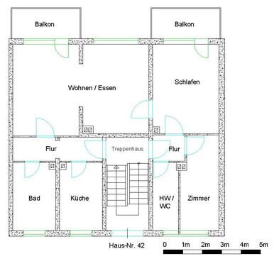 Foto - Etagenwohnung in Harztor zur Miete