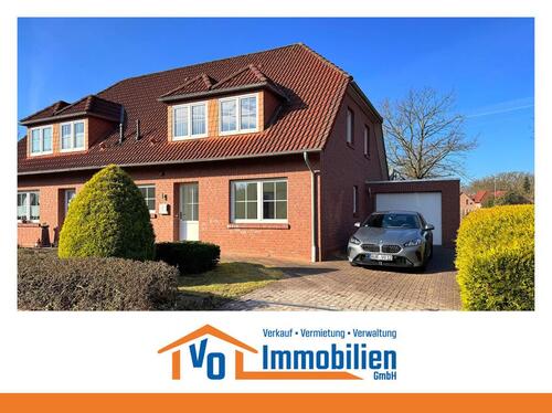 Foto - Renovierte DHH mit überdachter Terrasse, Garten & Garage in zentraler Lage von Ostgroßefehn