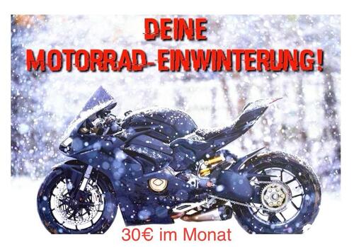 Foto - Motorrad Einwinterung Winterstellplatz