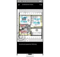 teilmöblierte 2 zimmer Dachgeschoss Wohnung mit Klimaanlage - Ludwigshafen am Rhein Rheingönheim