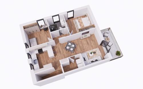 Foto - 3 Zimmer Etagenwohnung zur Miete in Bispingen